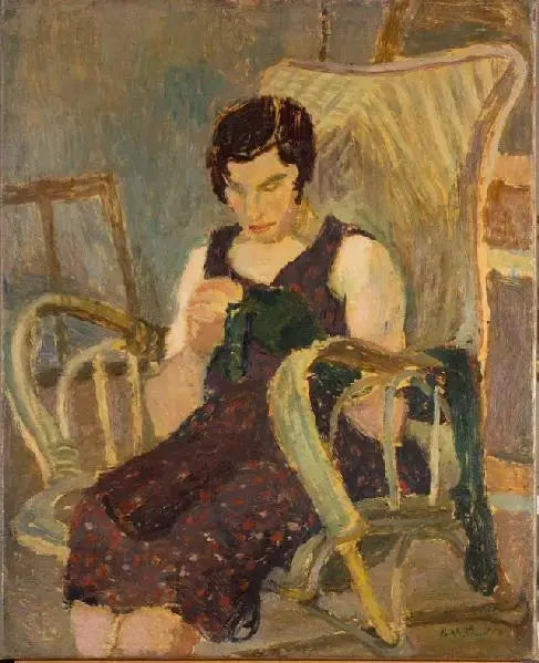 Mulher Costurando - Édouard Vuillard