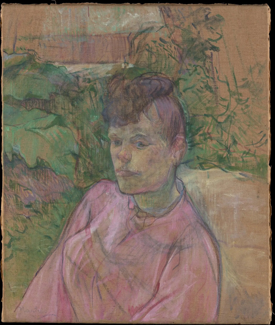 Mulher no jardim do Senhor Forest - Henri de Toulouse-Lautrec