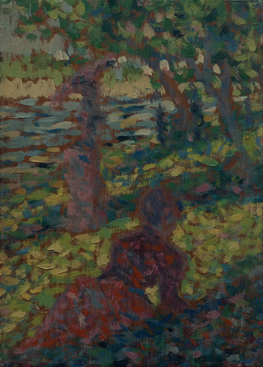 Mulher em um parque - Georges Seurat