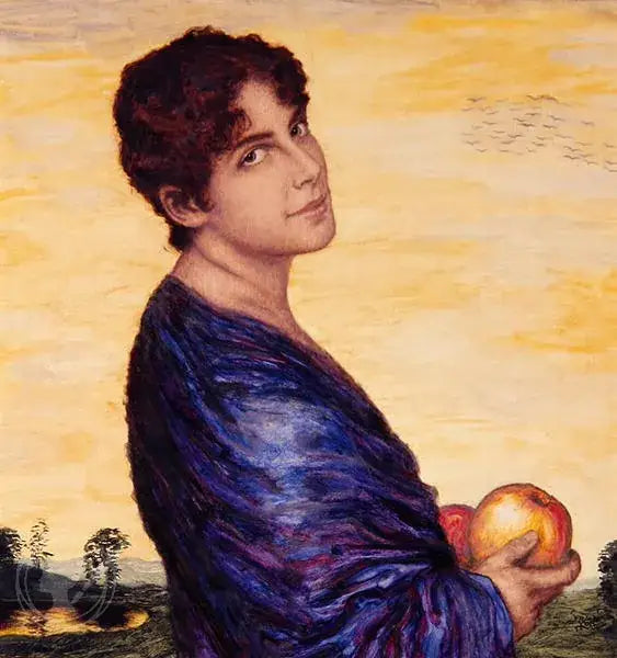 Mulher em uma Paisagem - Franz Von Stuck