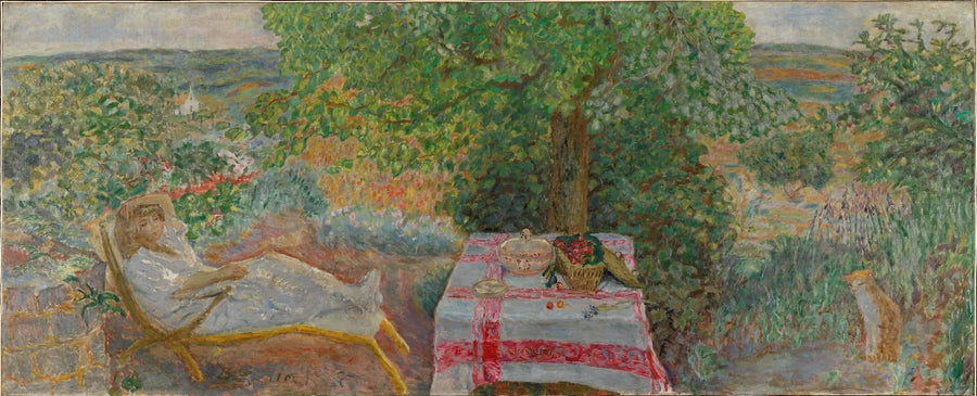 Mulher em uma paisagem - Pierre Bonnard