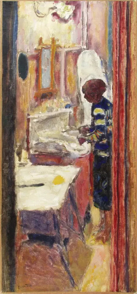 Mulher em pé em um interior - Pierre Bonnard