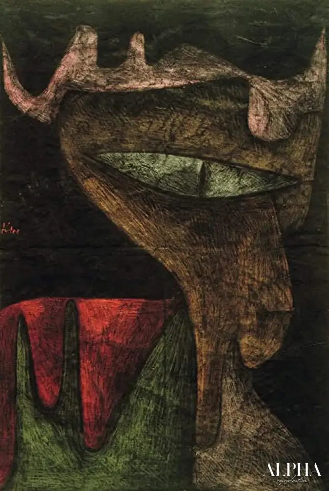 Femme démoniaque, 1937 - Paul Klee - Reproductions de tableaux et peintures haut de gamme