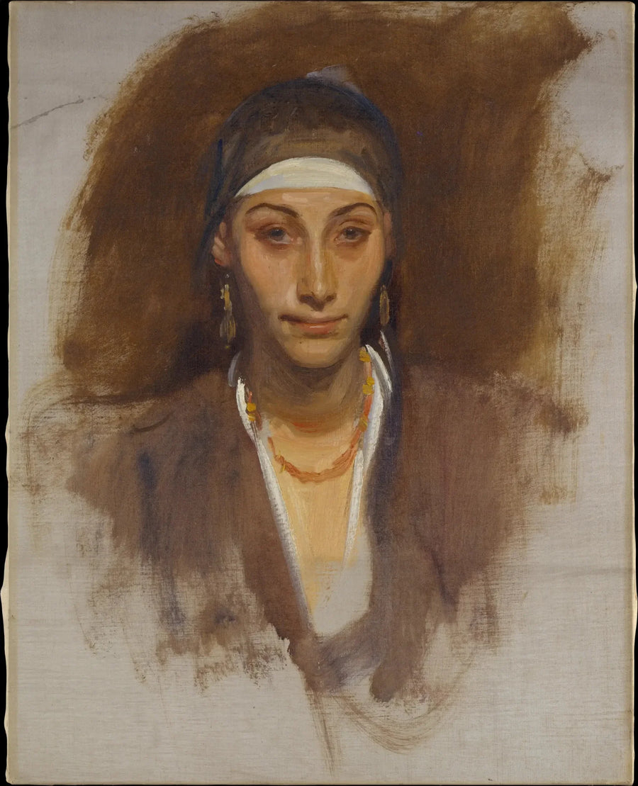 Mulher egípcia com brincos - John Singer Sargent