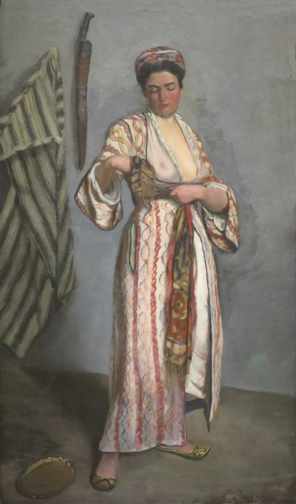 Femme en costume mauresque - Frédéric Bazille image 1 reproduction d’œuvre d’art à l’huile