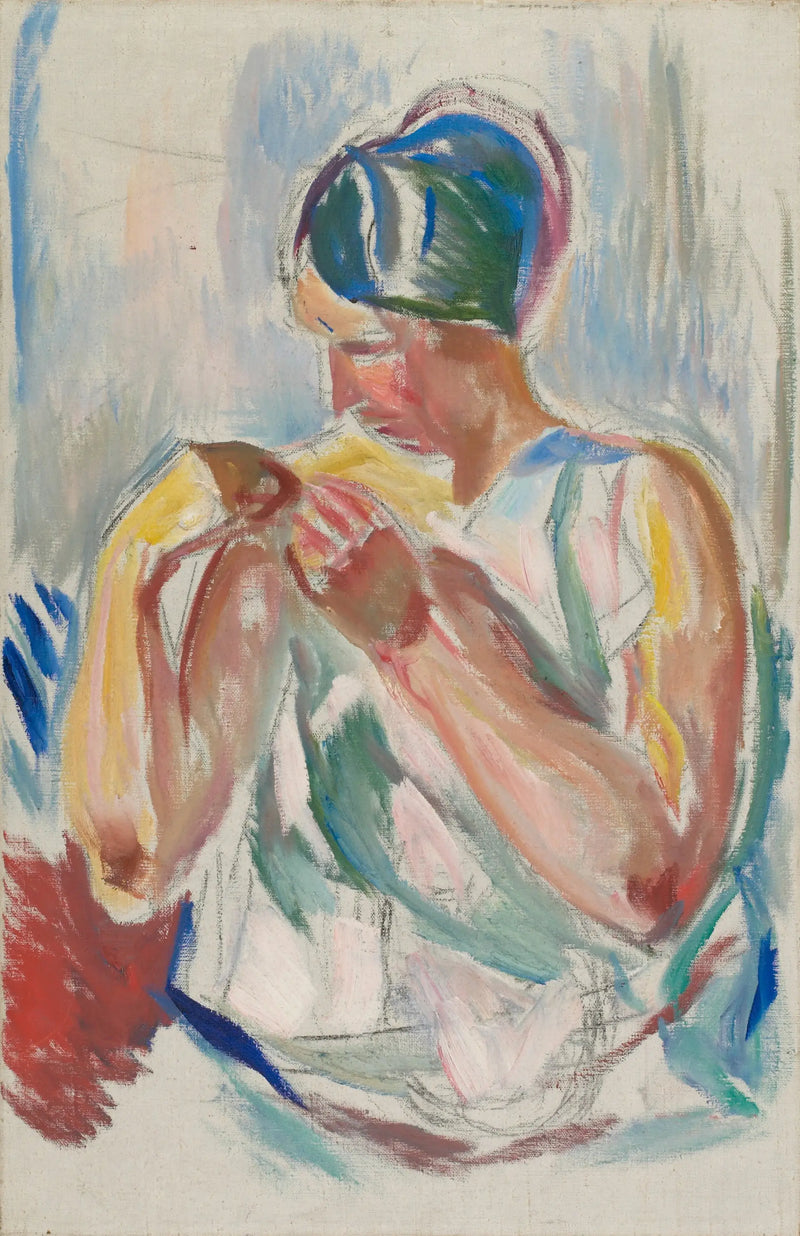 Mulher em roupão - Edvard Munch