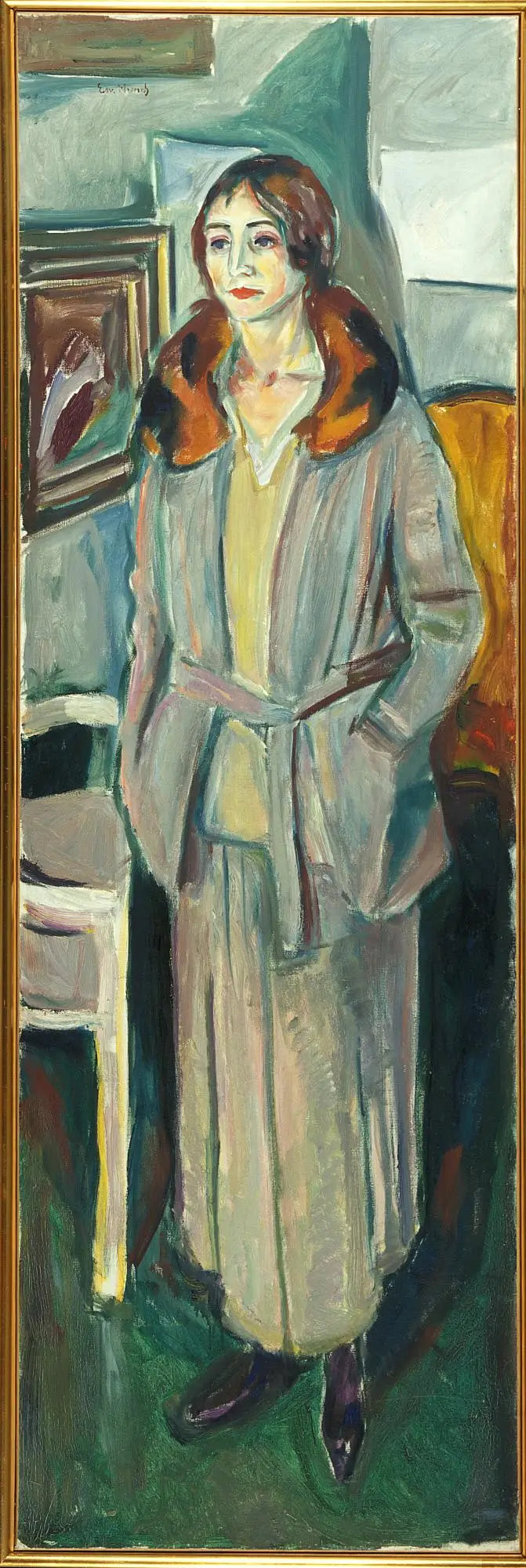 Mulher em cinza - Edvard Munch