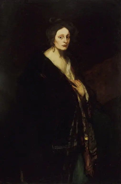 Mulher de casaco - Robert Henri