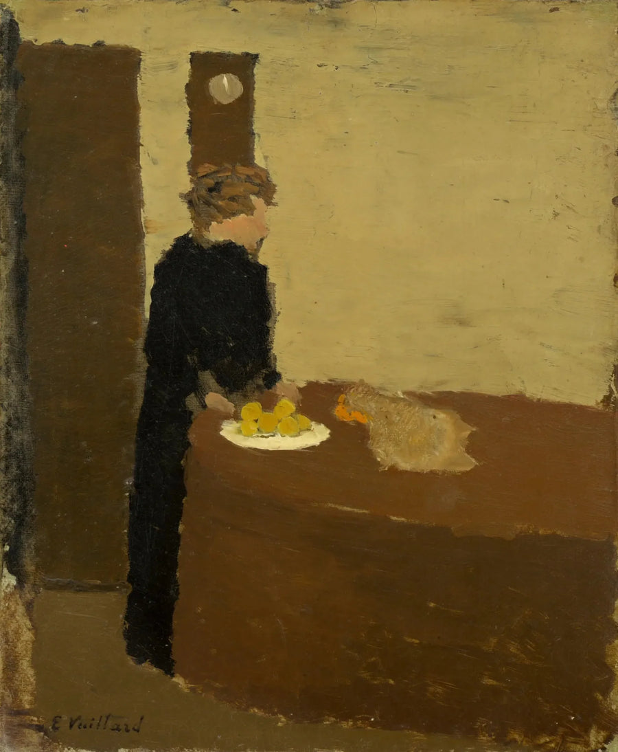 Mulher de preto - Édouard Vuillard