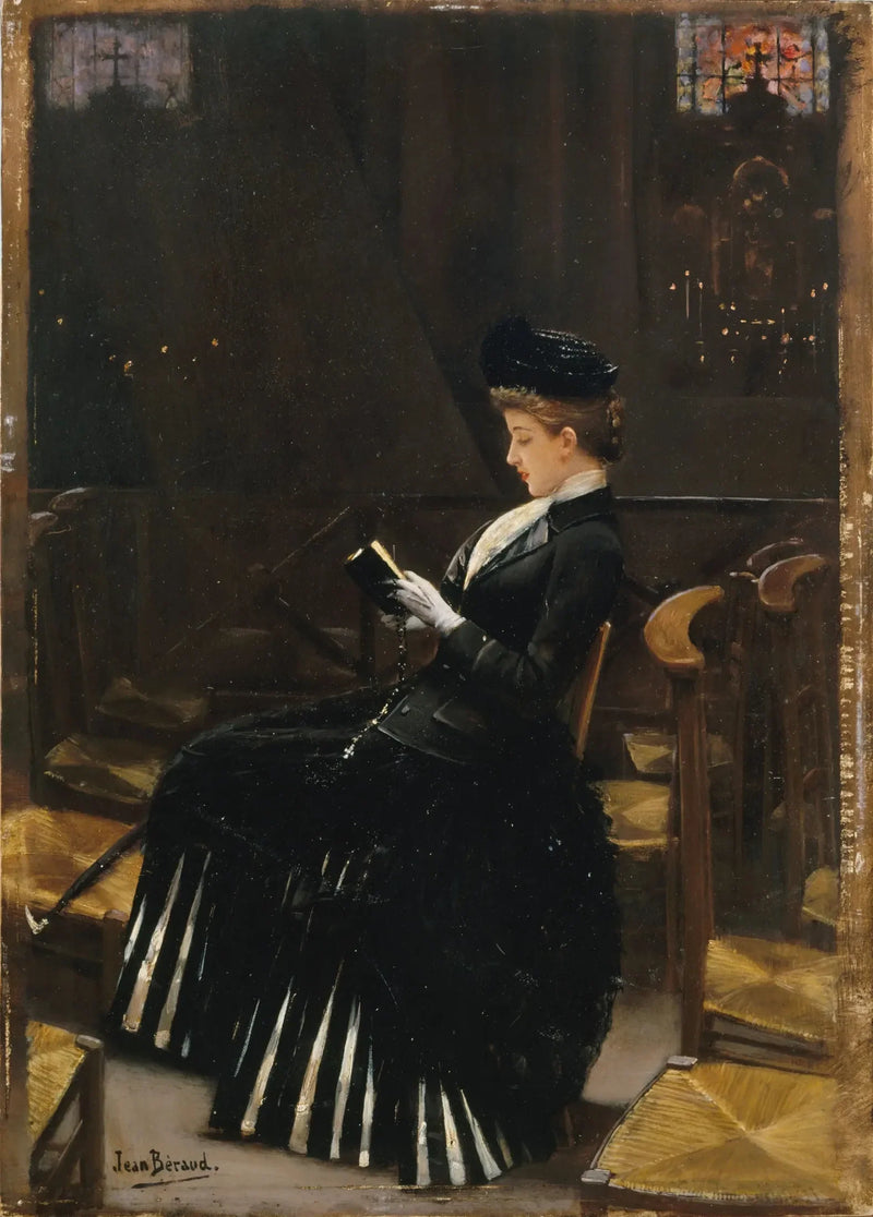 Mulher em oração - Jean Béraud