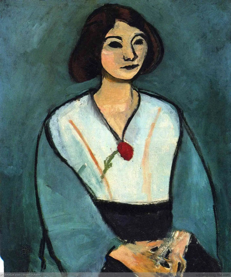Mulher de verde - Henri Matisse
