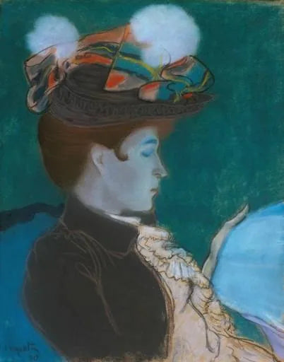 Femme lisant un journal - Louis Anquetin
mulher lendo jornal - Louis Anquetin