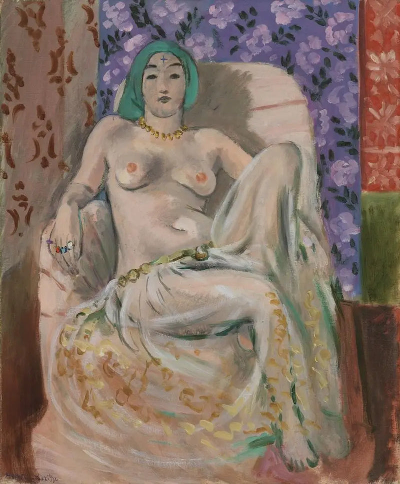 Mulher mourisca (O Joelho Erguido) [Mulher mourisca (O Joelho Erguido)] - Henri Matisse