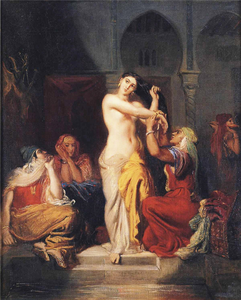 Mulher moura saindo do banho - Théodore Chassériau