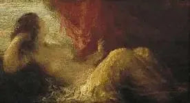 Mulher nua deitada - Henri Fantin-Latour