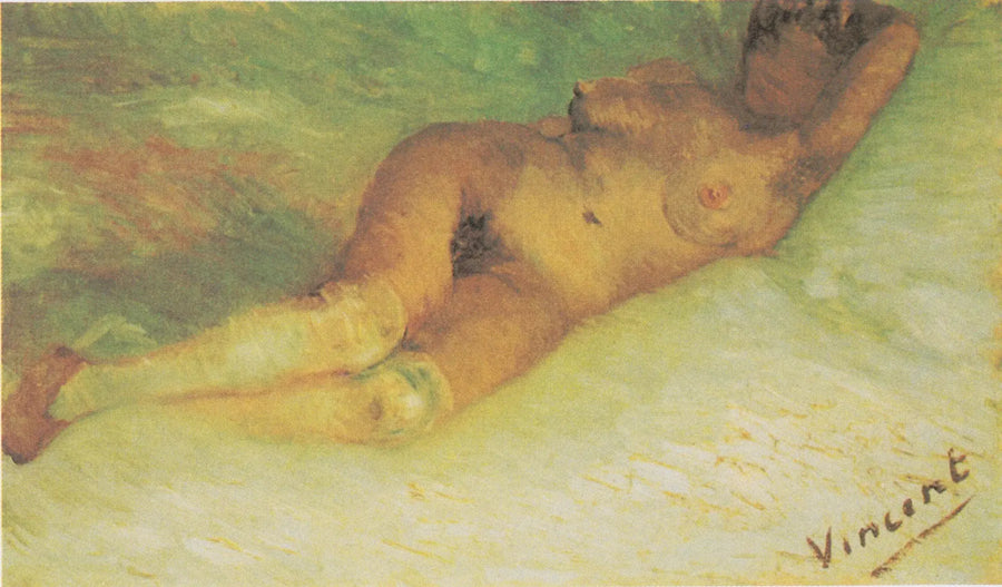 Mulher nua deitada - Vincent van Gogh