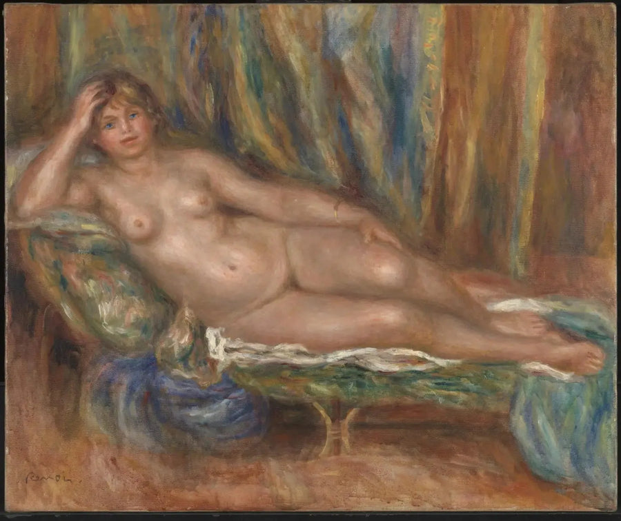 Mulher nua em um sofá - Pierre-Auguste Renoir