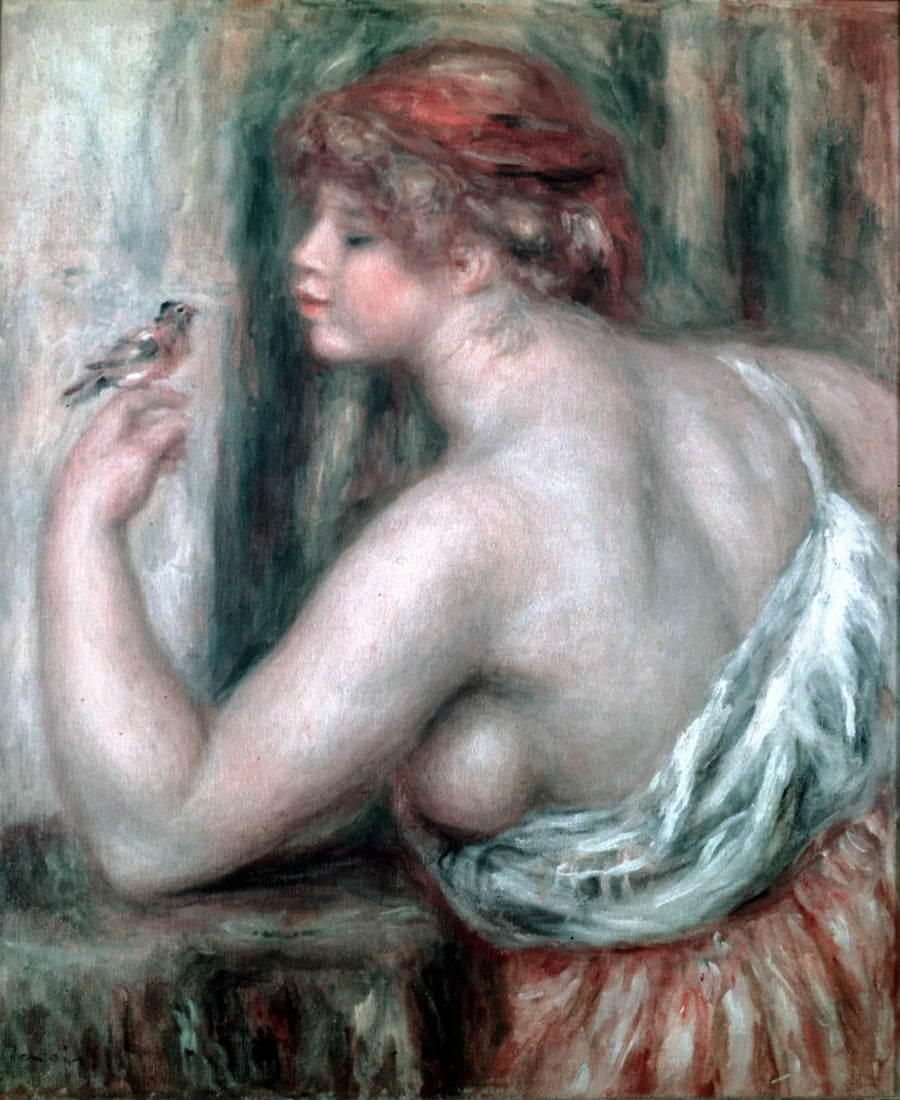 Mulher com o Pisco - Pierre-Auguste Renoir