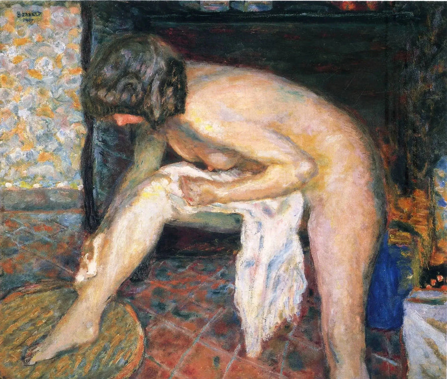 Mulher inclinada - Pierre Bonnard
