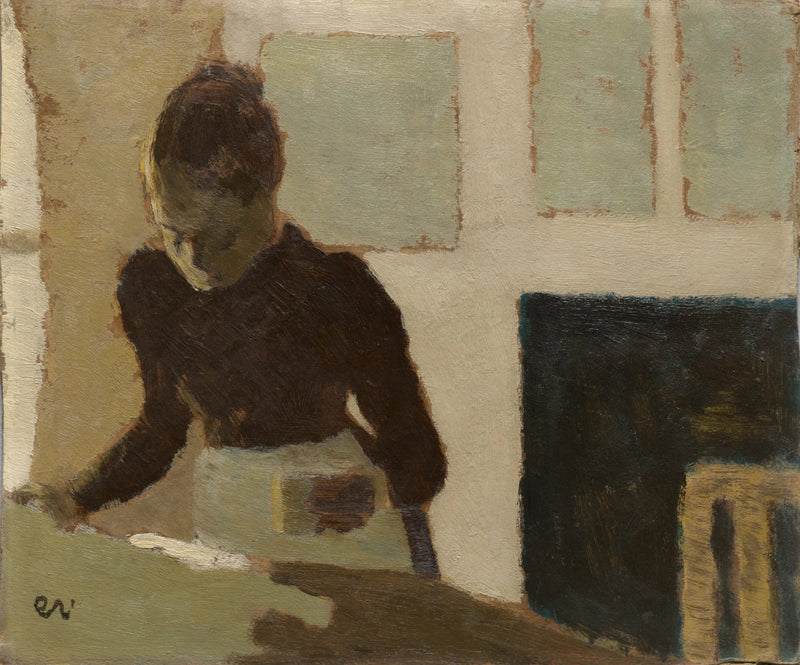 Mulher passando roupa - Édouard Vuillard