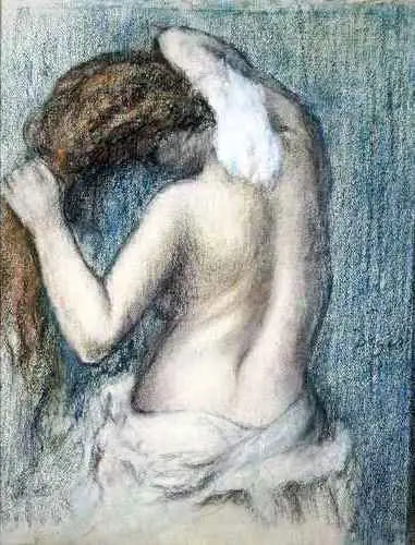 Mulher se secando após o banho - Edgar Degas