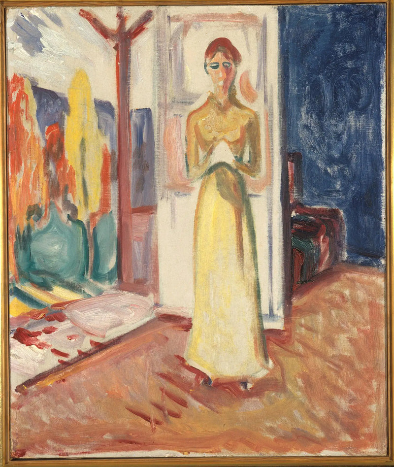 Mulher na soleira da porta - Edvard Munch