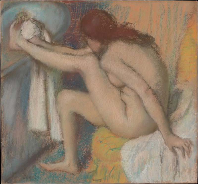 Mulher secando os pés - Edgar Degas