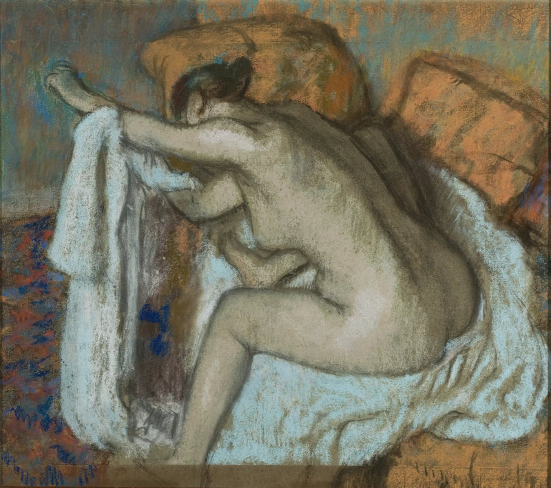 Mulher secando seu braço esquerdo - Edgar Degas