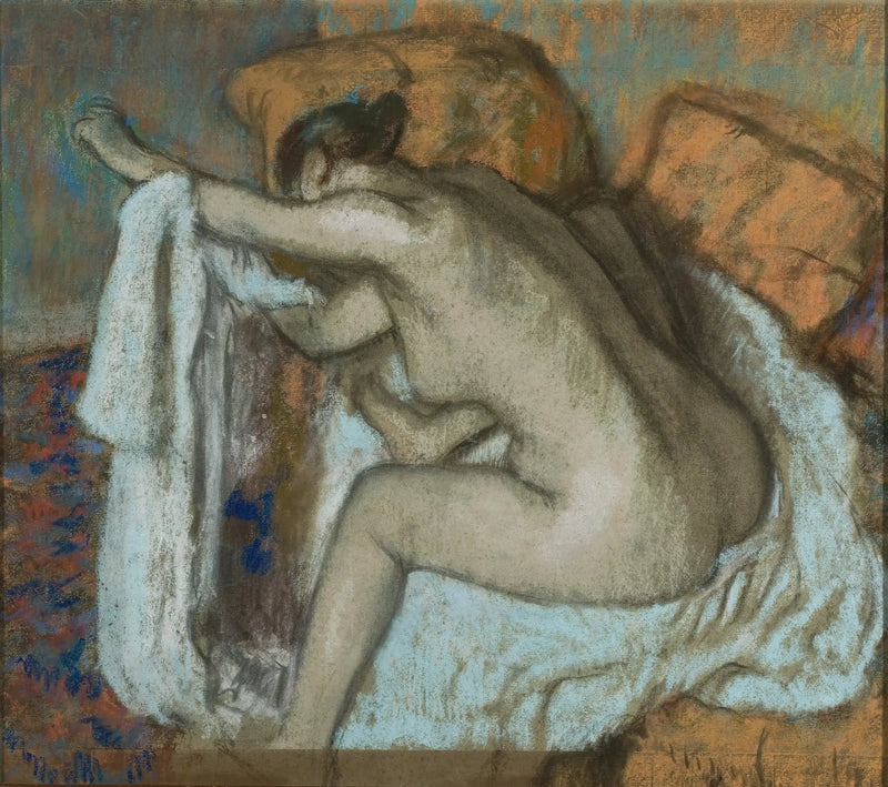 Mulher secando seu braço esquerdo - Edgar Degas
