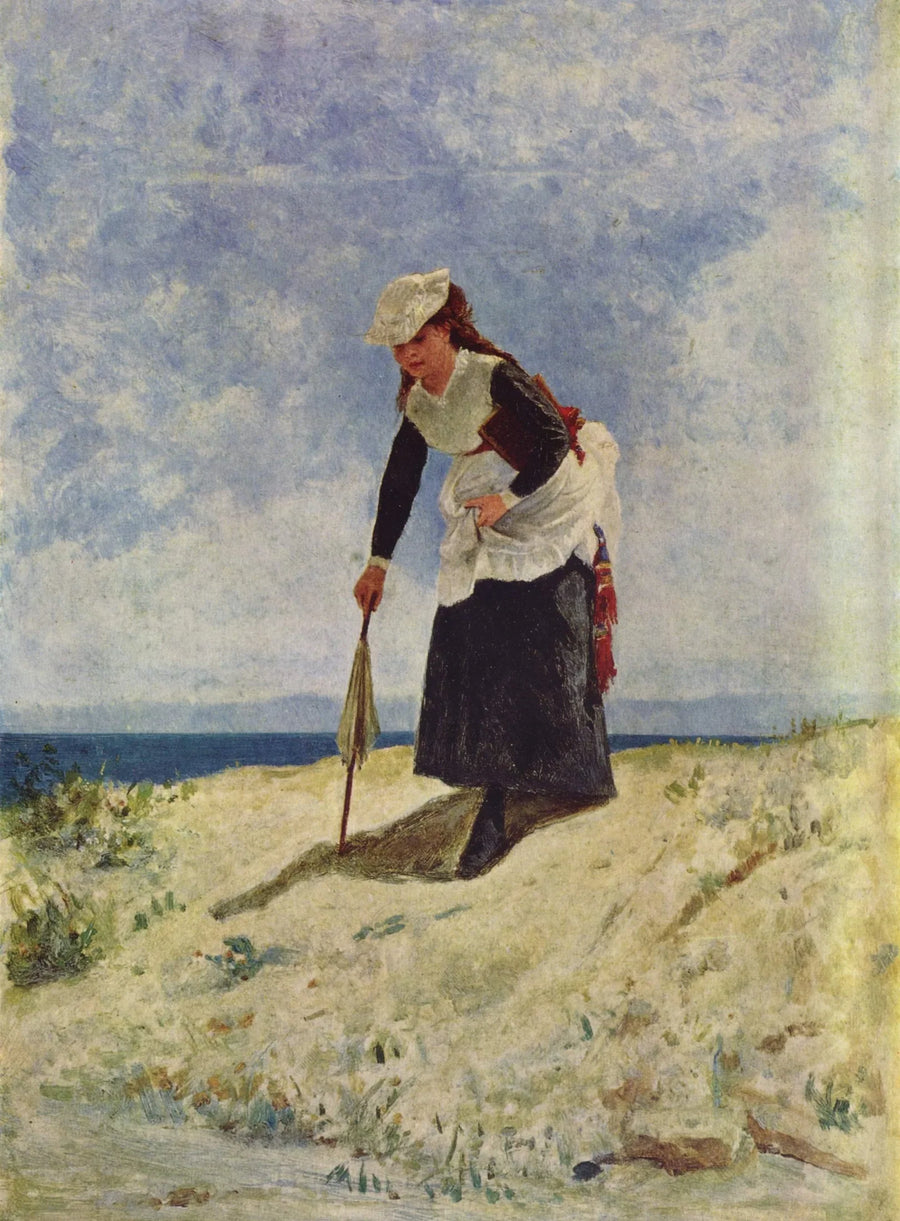 Mulher na areia - Giuseppe De Nittis