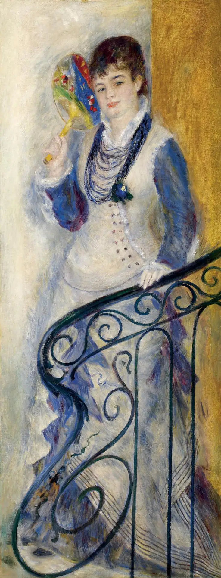 Mulher em uma escada - Pierre-Auguste Renoir