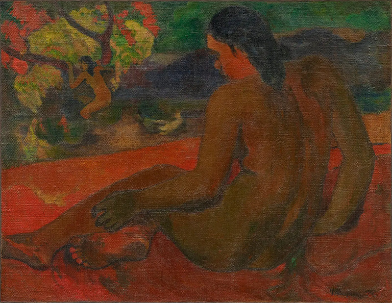 Mulher tahitiana - Paul Gauguin