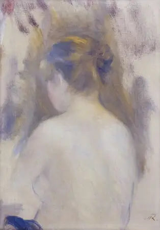 Mulher vista de costas - Pierre-Auguste Renoir