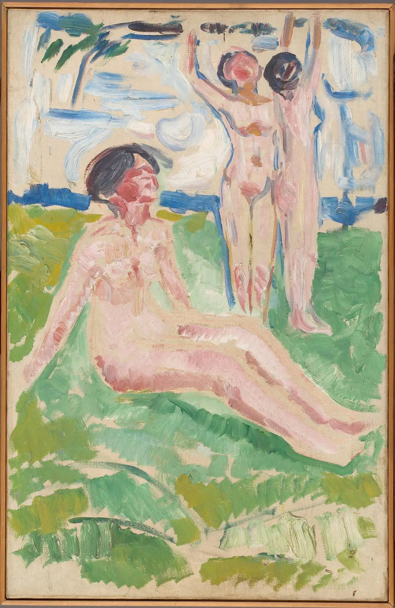 Mulheres na colheita - Edvard Munch