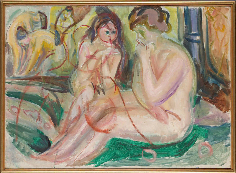 Mulheres no banho - Edvard Munch