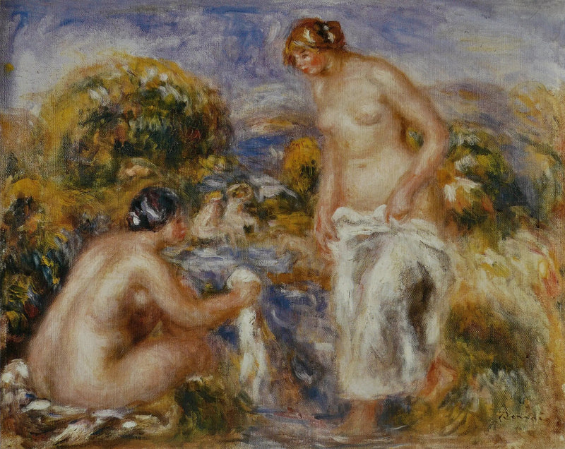 Mulheres no banho - Pierre-Auguste Renoir