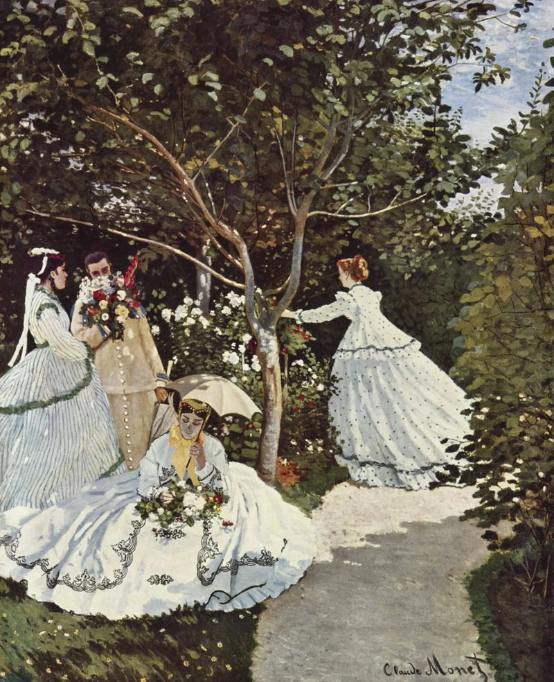 Mulheres no jardim W67 - Claude Monet