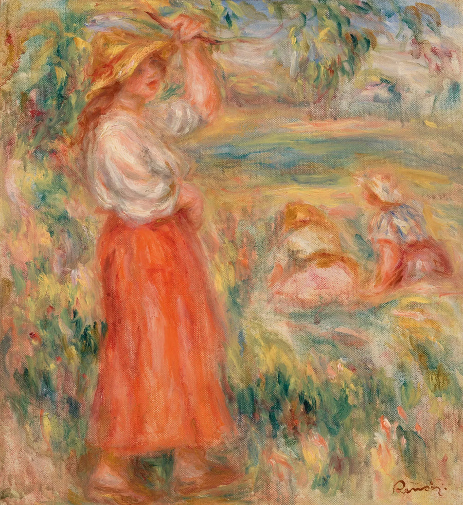Mulheres nos campos - Pierre-Auguste Renoir