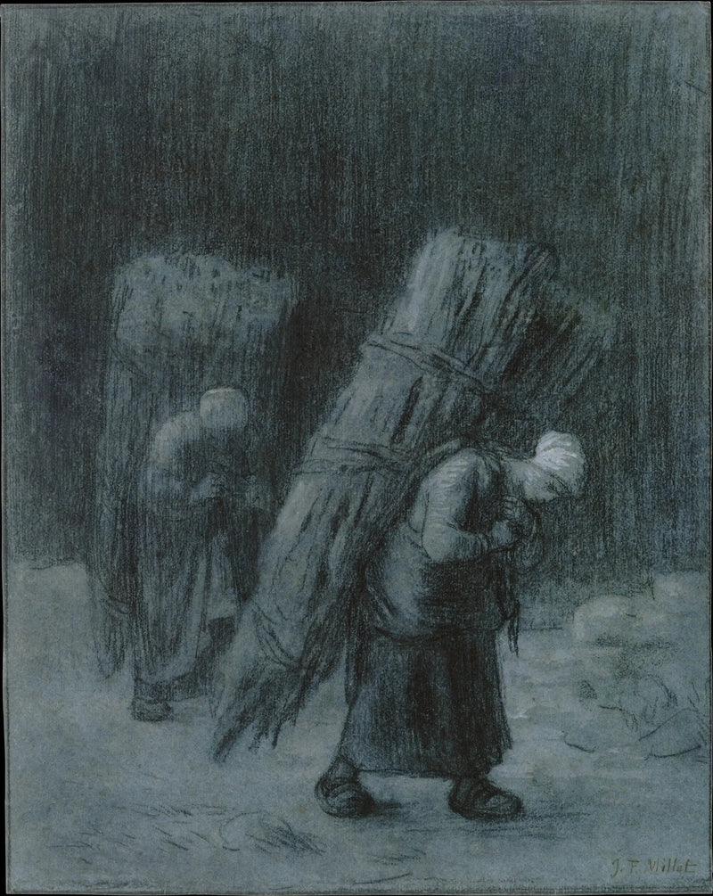 Mulheres carregando feixes - Jean-François Millet