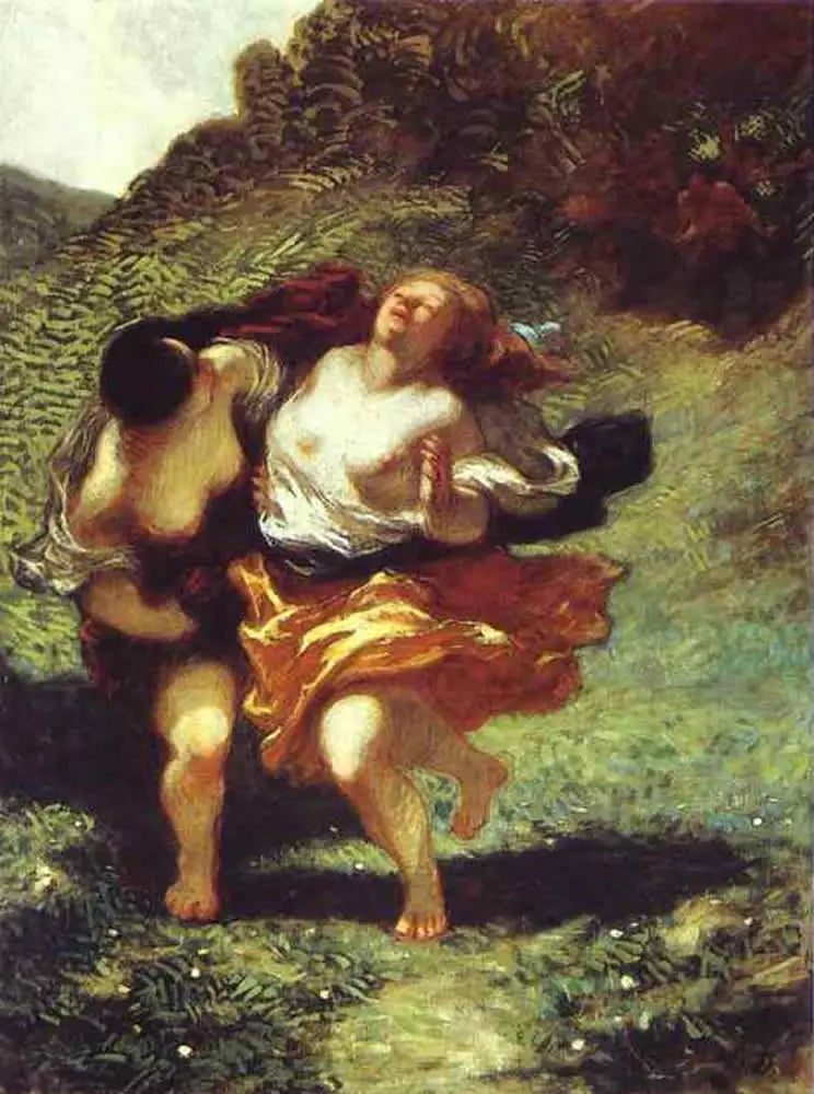 Mulheres perseguidas por sátiros - Honoré Daumier