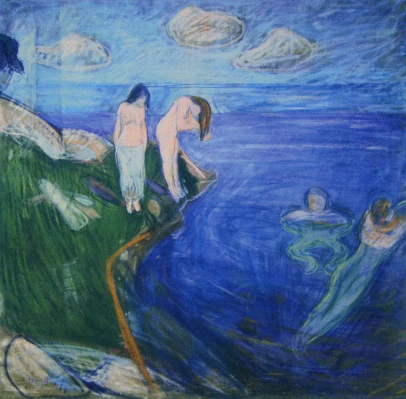 Mulheres se banhando - Edvard Munch