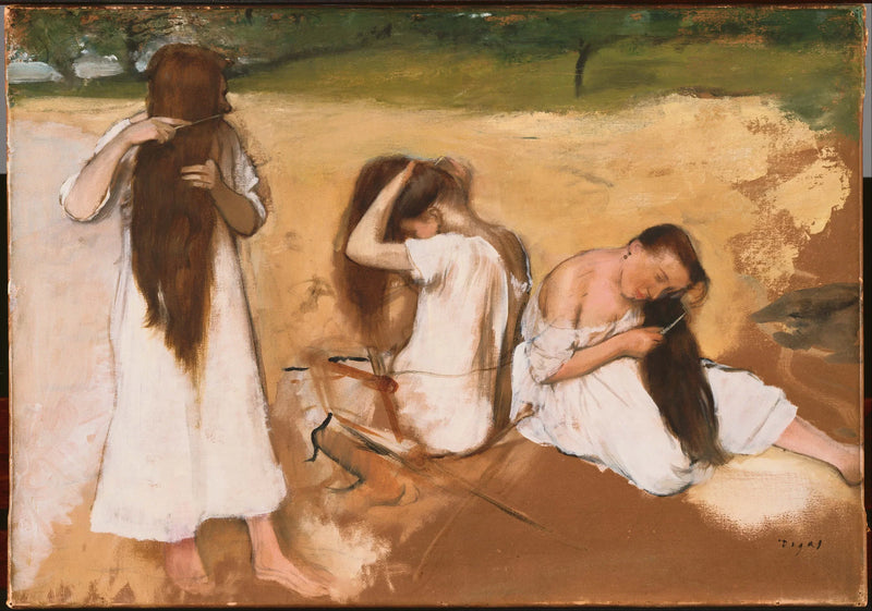 Mulheres se penteando - Edgar Degas