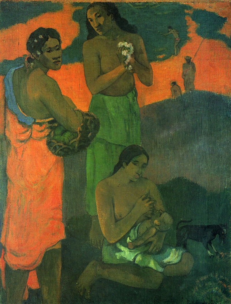 Mulheres à Beira do Mar - Paul Gauguin