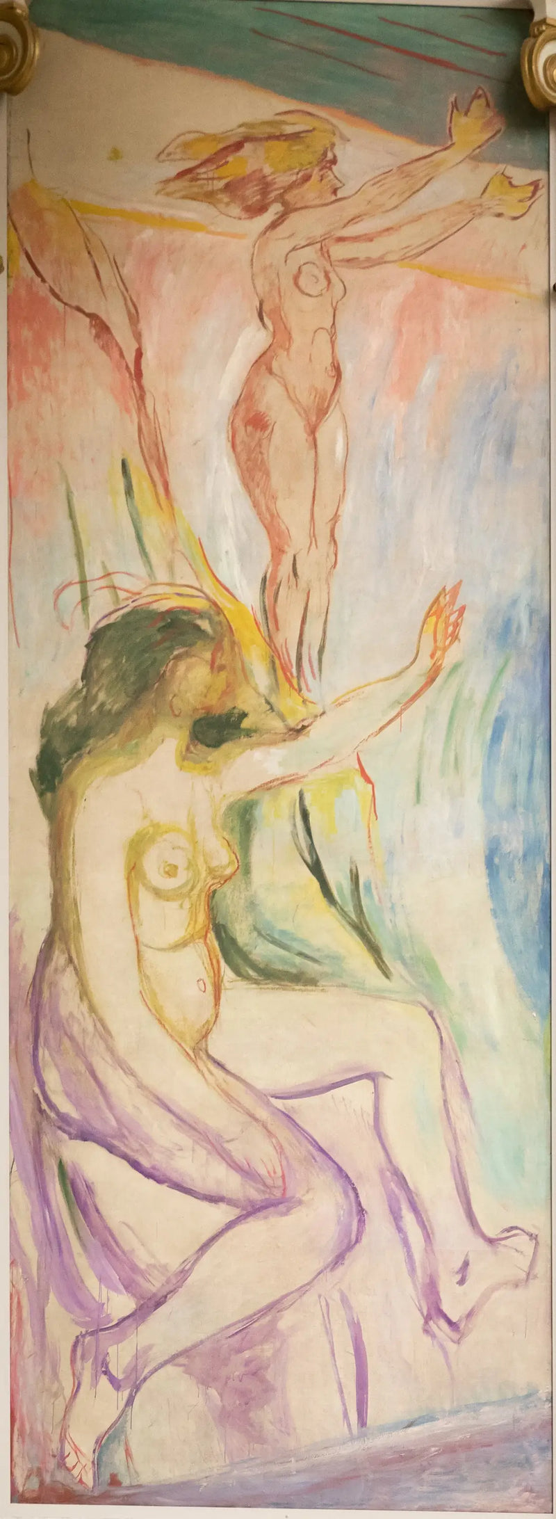 Mulheres voltadas para o sol - Edvard Munch
