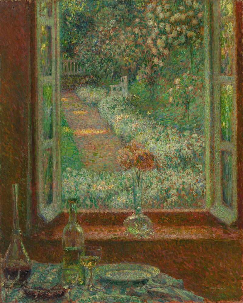 Janela com ilhós, Gerberoy - Henri Le Sidaner