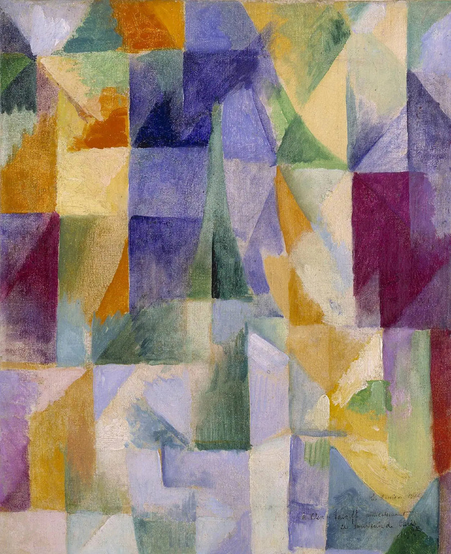 Janelas abertas simultaneamente (1ª parte, 3º motivo) - Robert Delaunay