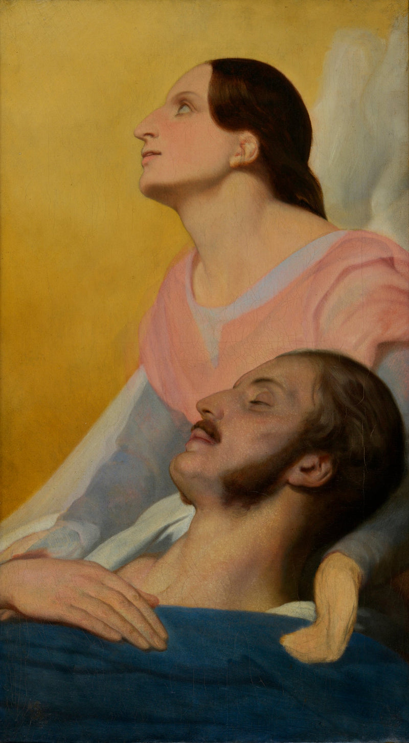 Ferdinand Philippe, duque d'Orléans, até seu leito de morte - Ary Scheffer