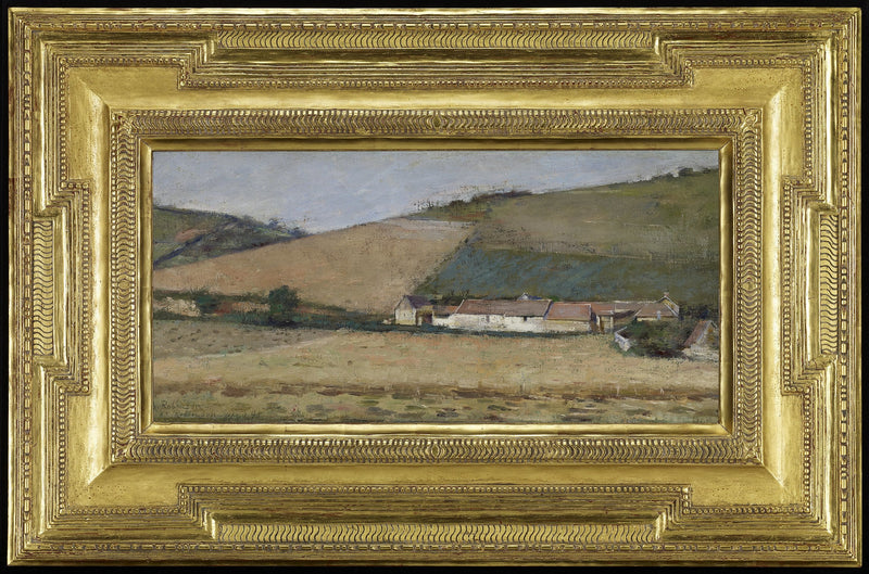 Fazenda no meio das colinas, Giverny - Theodore Robinson