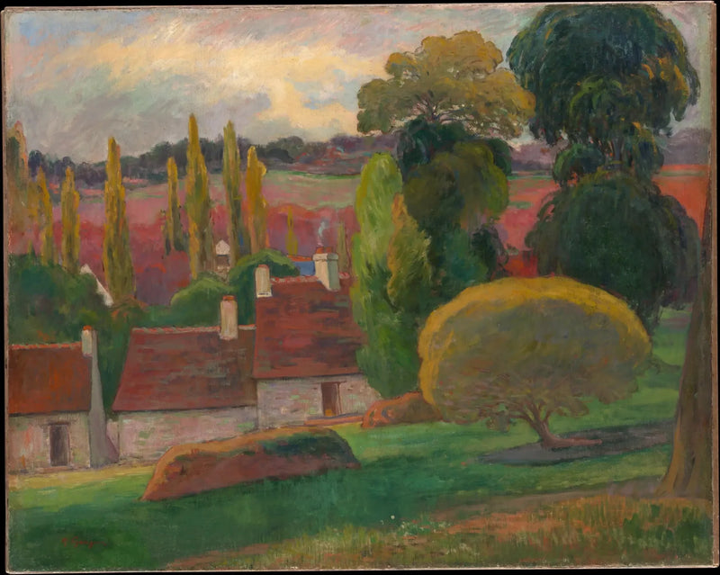 Fazenda na Bretanha I - Paul Gauguin