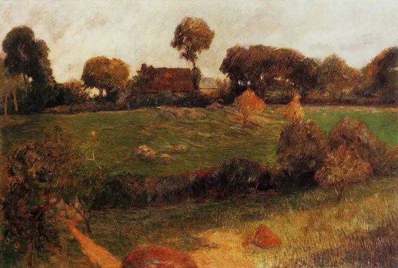 Fazenda na Bretanha II - Paul Gauguin